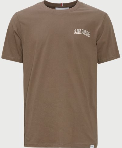 Les Deux T-shirts BLAKE T-SHIRT LDM101113 Brun